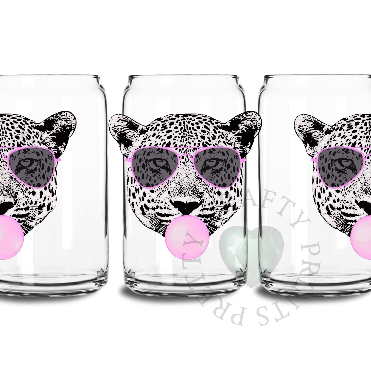 BUBBLICIOUS LEOPARD UV DTF TRANSFER
