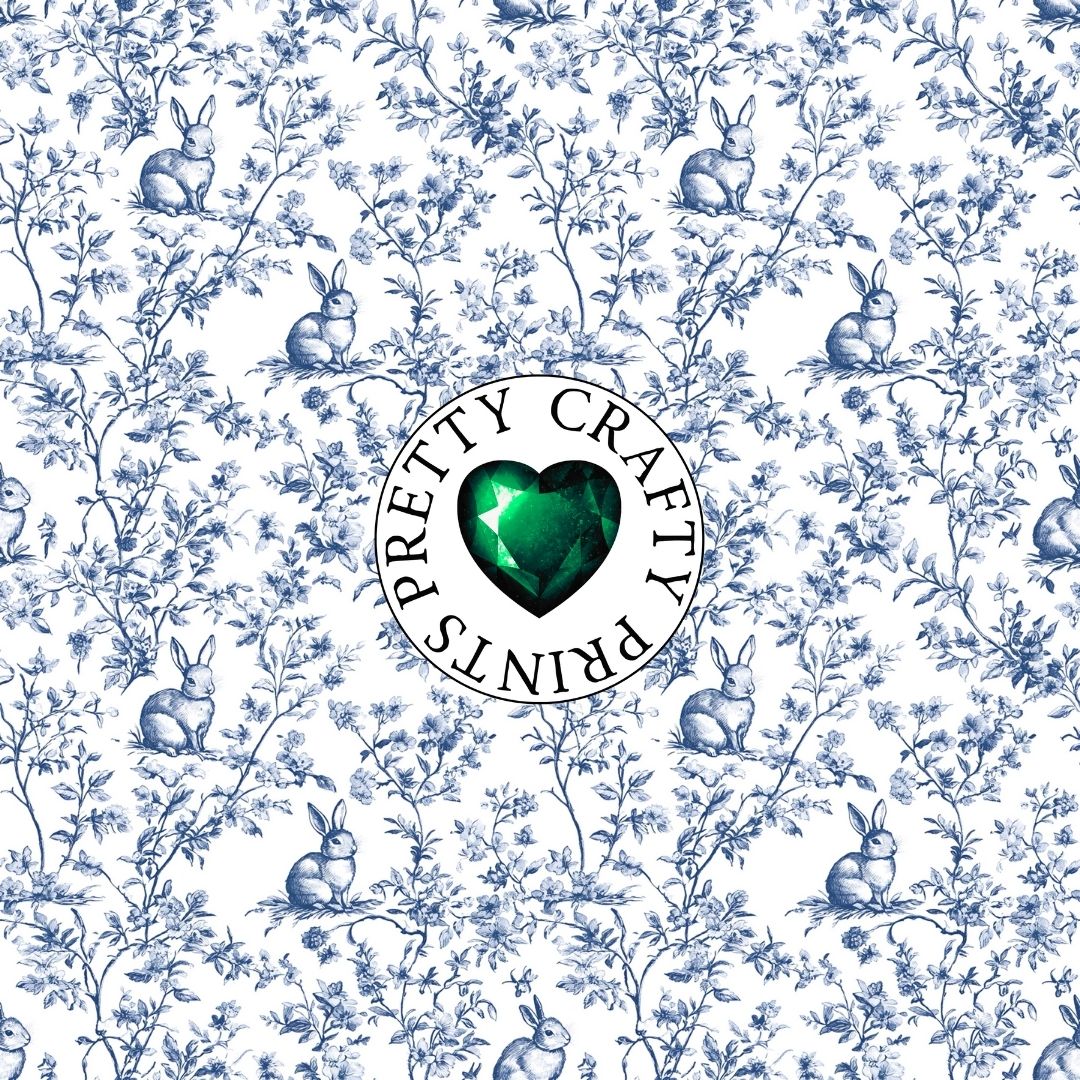 BLUE TOILE BUNNY