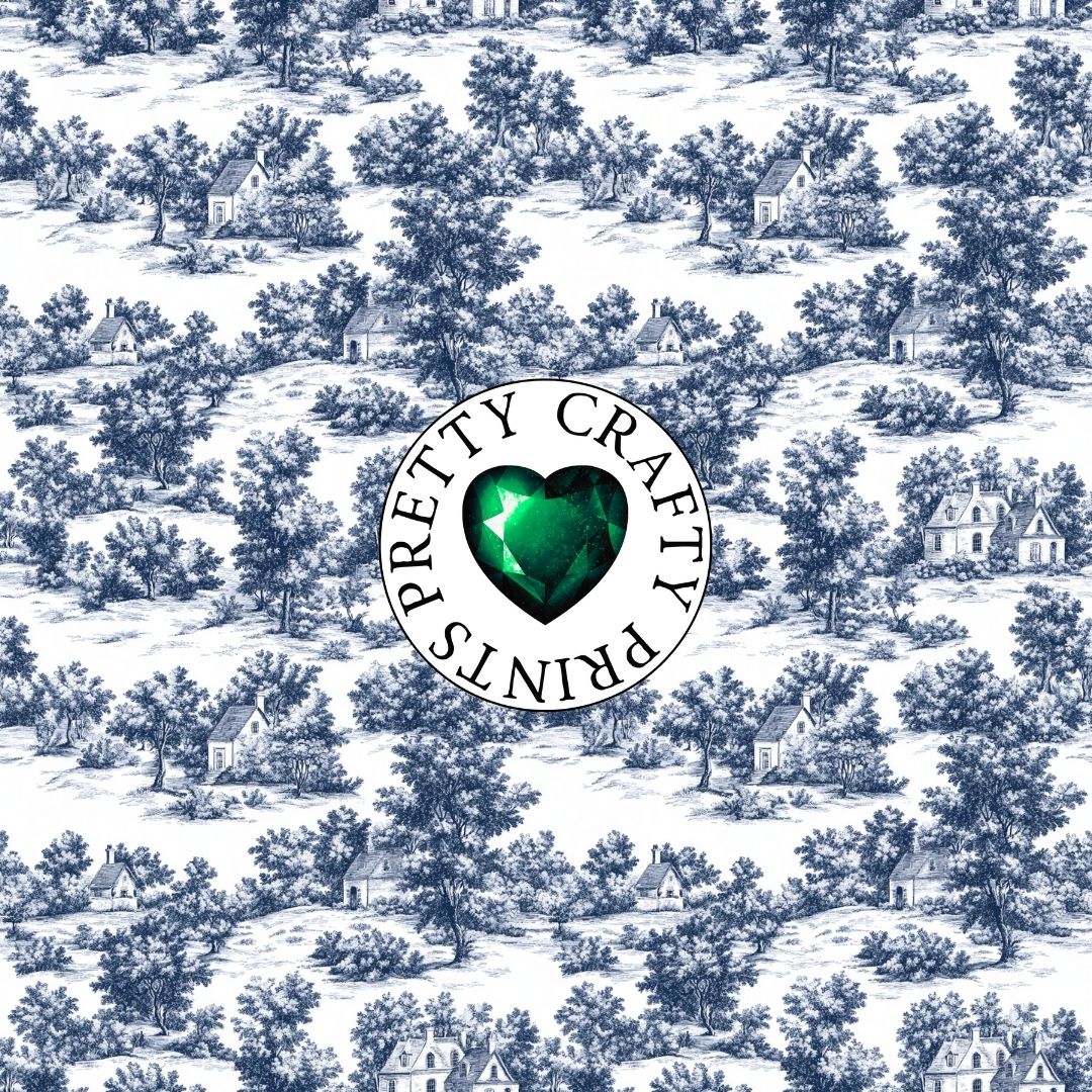 BLUE TOILE COUNTRY SIDE