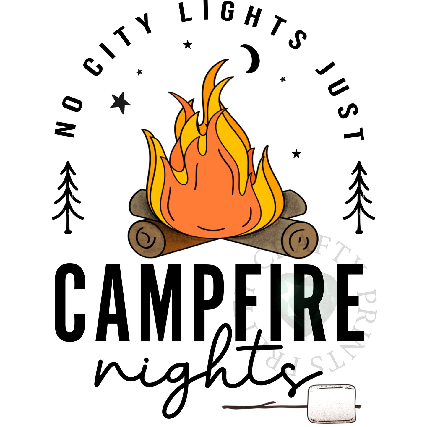 NO CITY LIGHTS DECAL