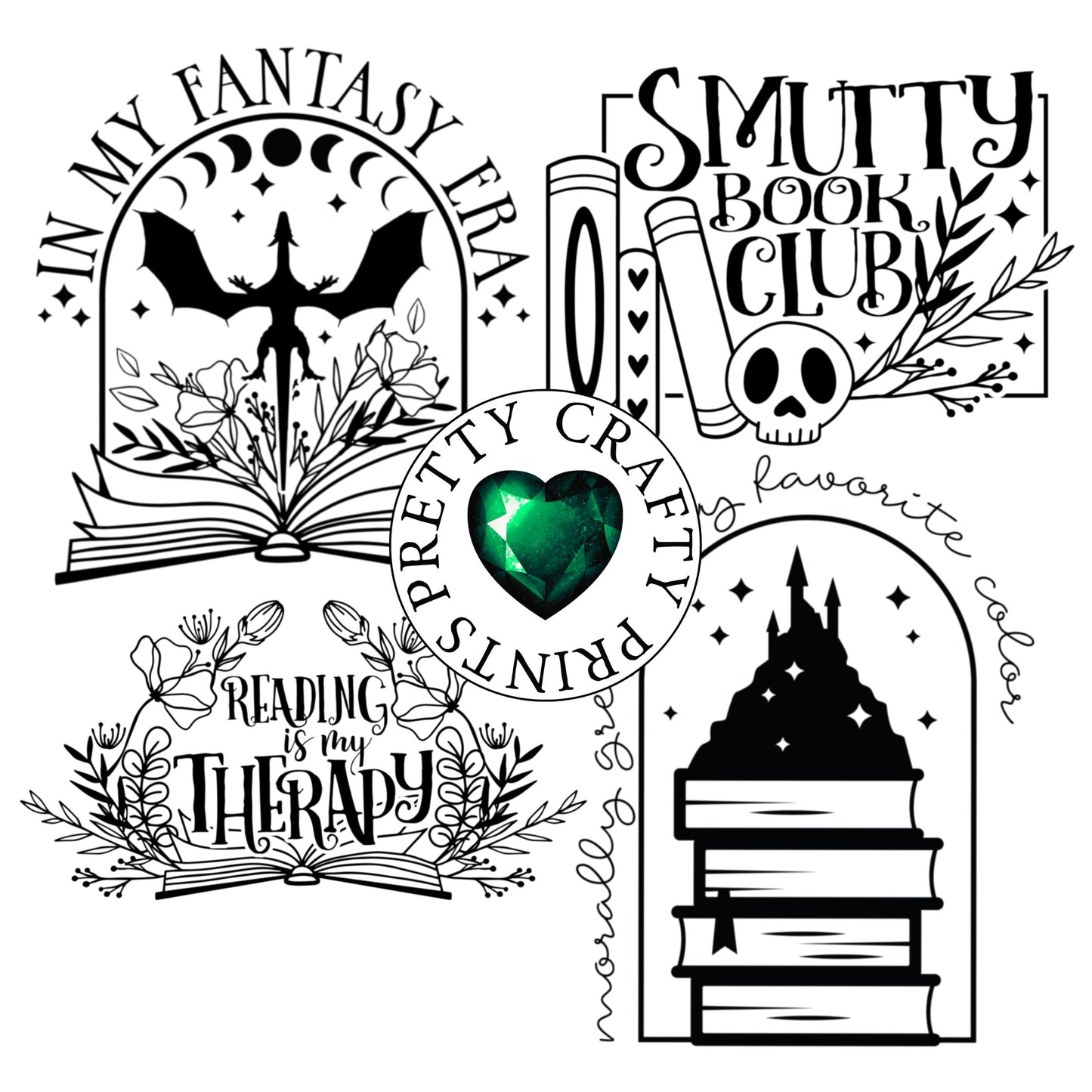 BOOK LOVERS DECAL BUNDLE