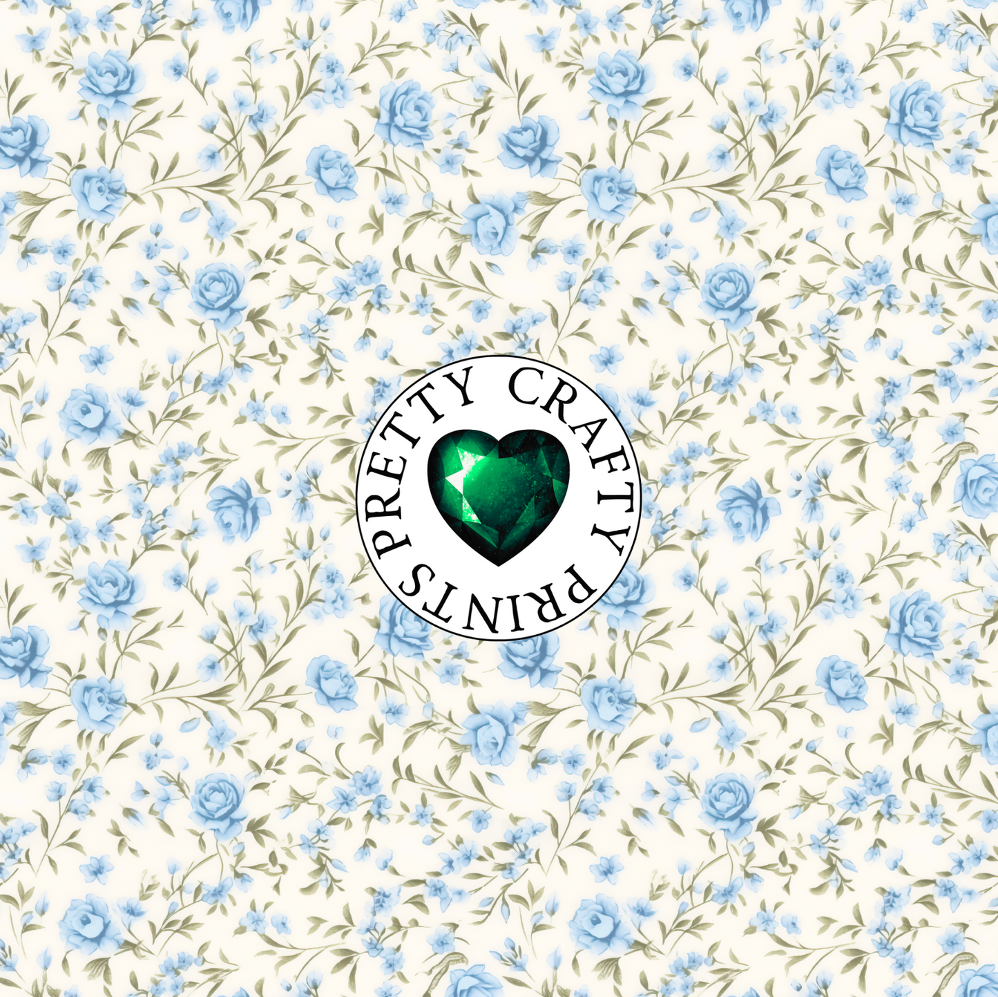 BLUE ROSES ADHESIVE VINYL
