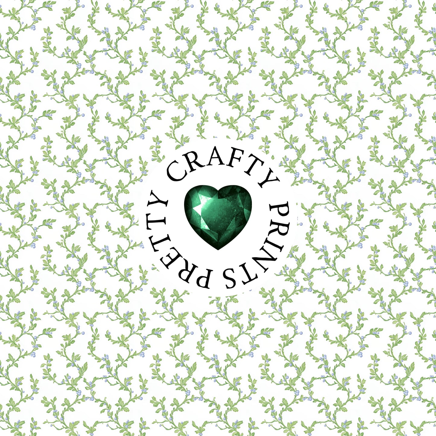 Green Toile Vines