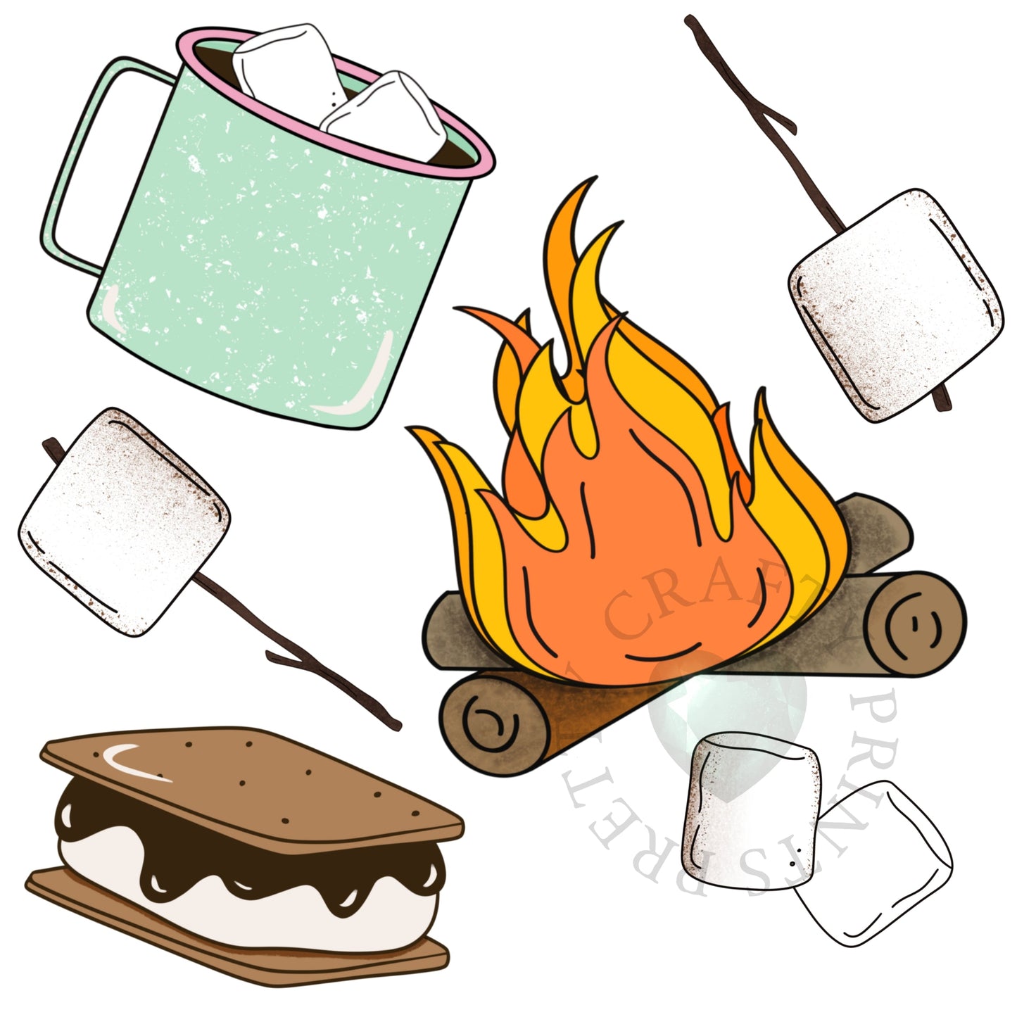GLAMPING DECALS