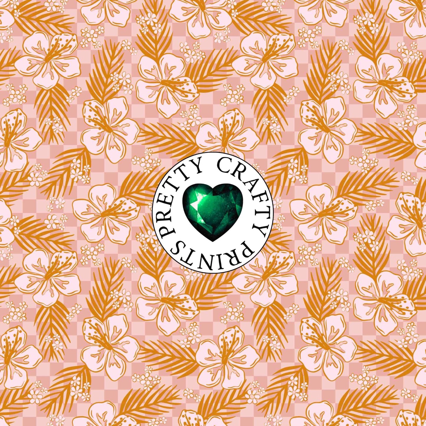 HONOLULU ON CHECKERED OPAQUE VINYL