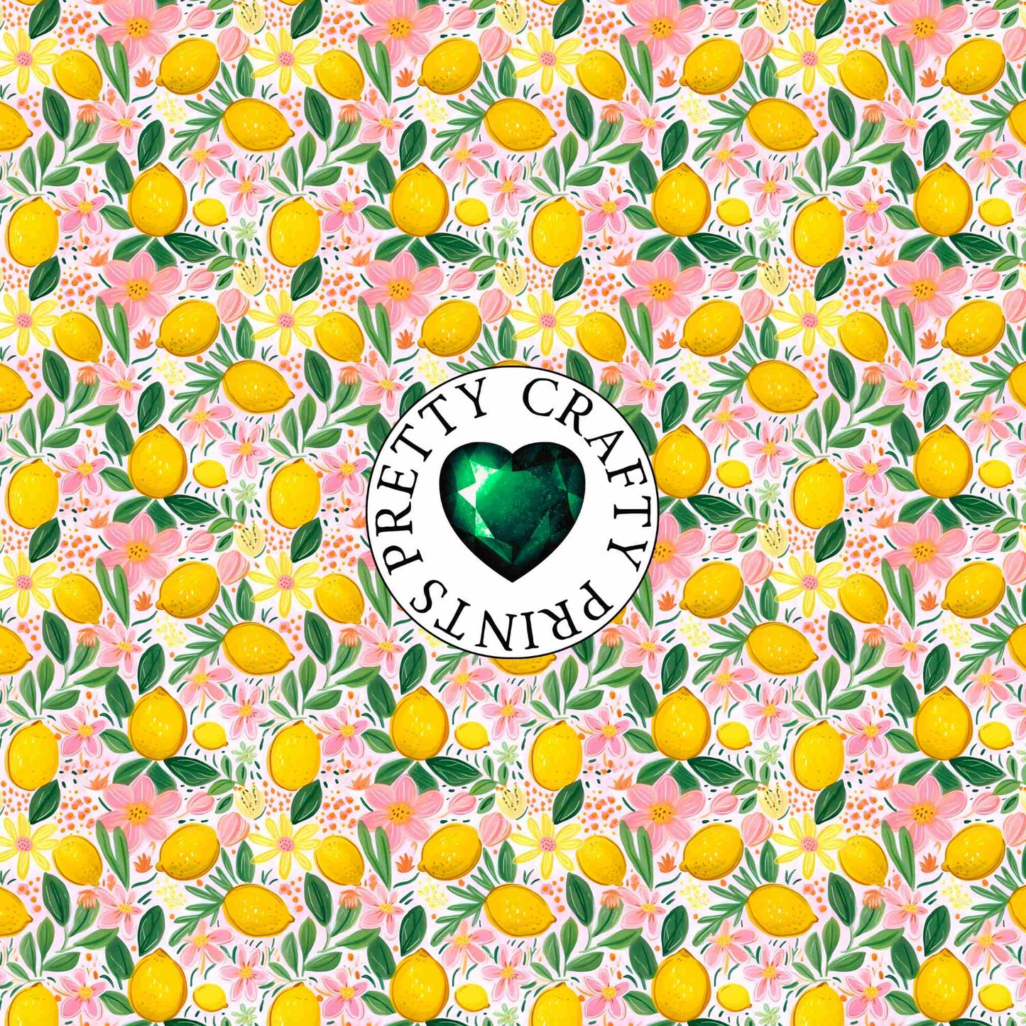 LEMON HIBISCUS ADHESIVE VINYL
