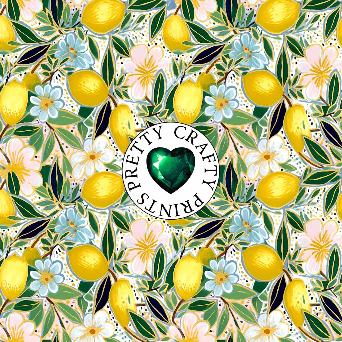 LEMON PANSY ADHESIVE VINYL