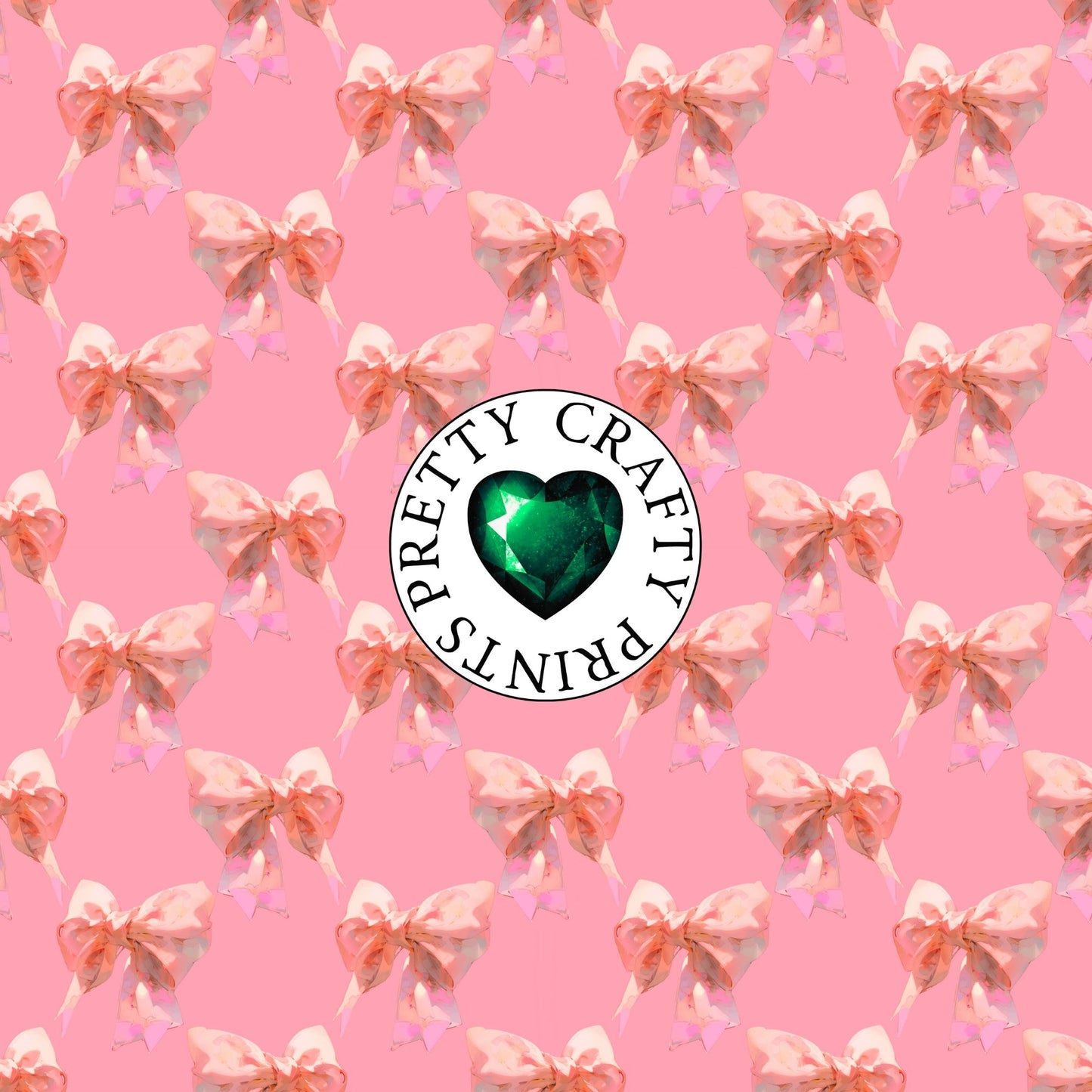 LOLA BOWS PINK ADHESIVE VINYL