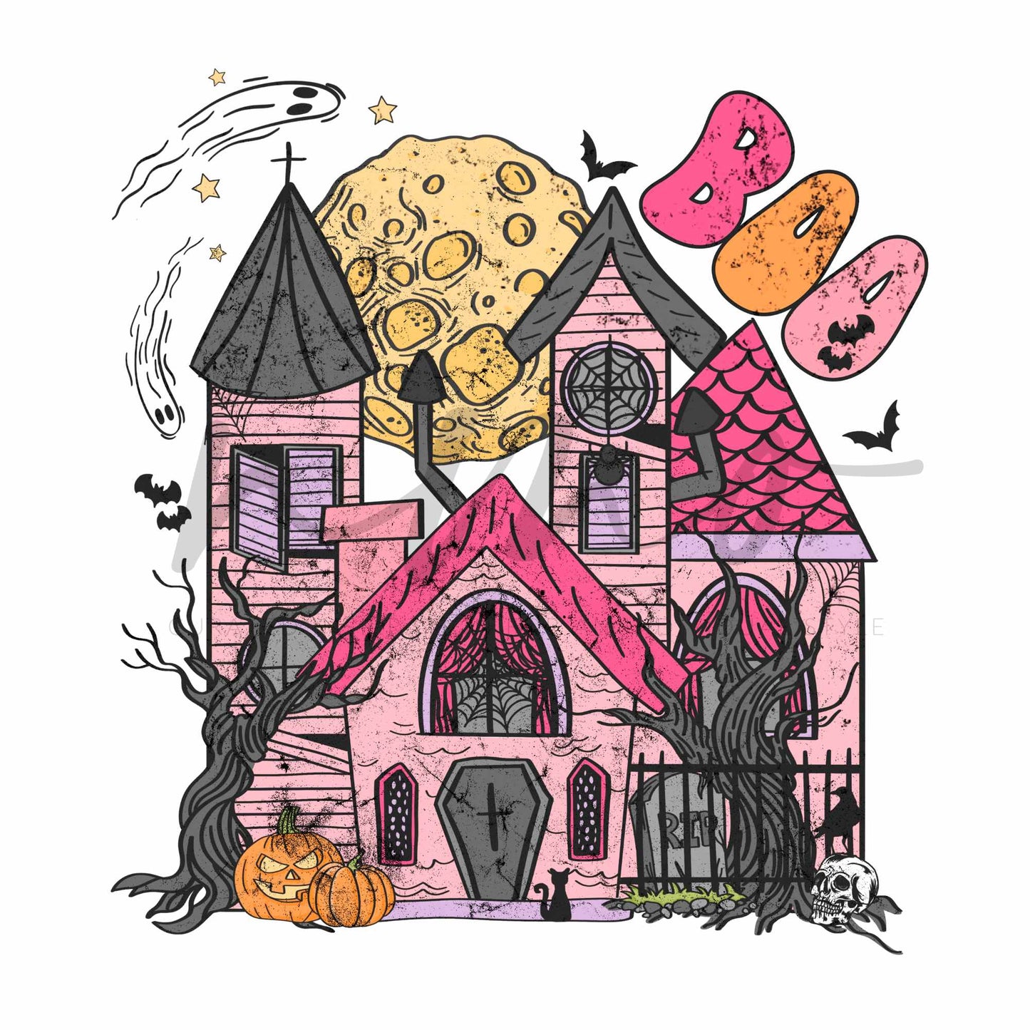MONSTER HOUSE UV DECAL