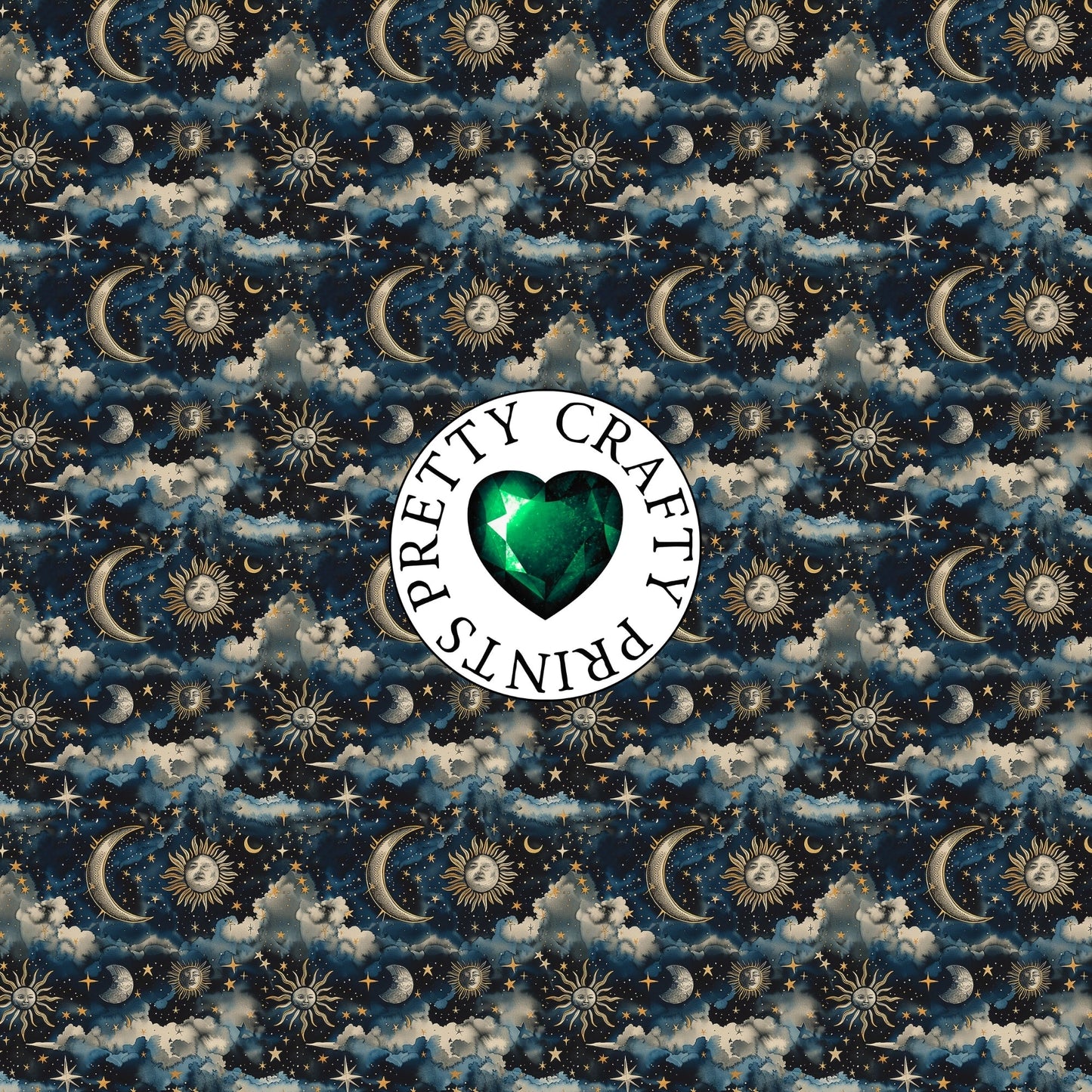 NAVY CELESTIAL OPAQUE VINYL