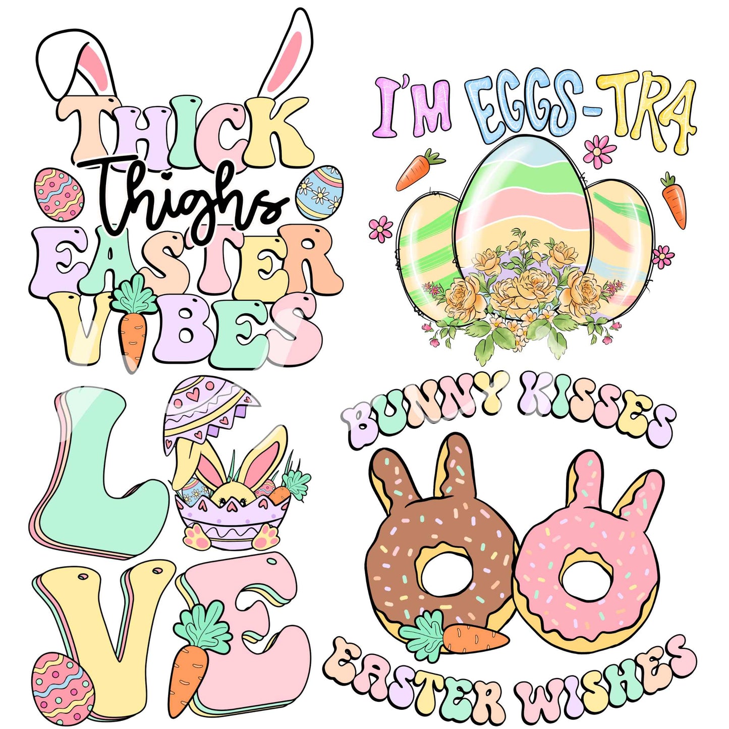 EASTER DECAL BUNDLE SHEET