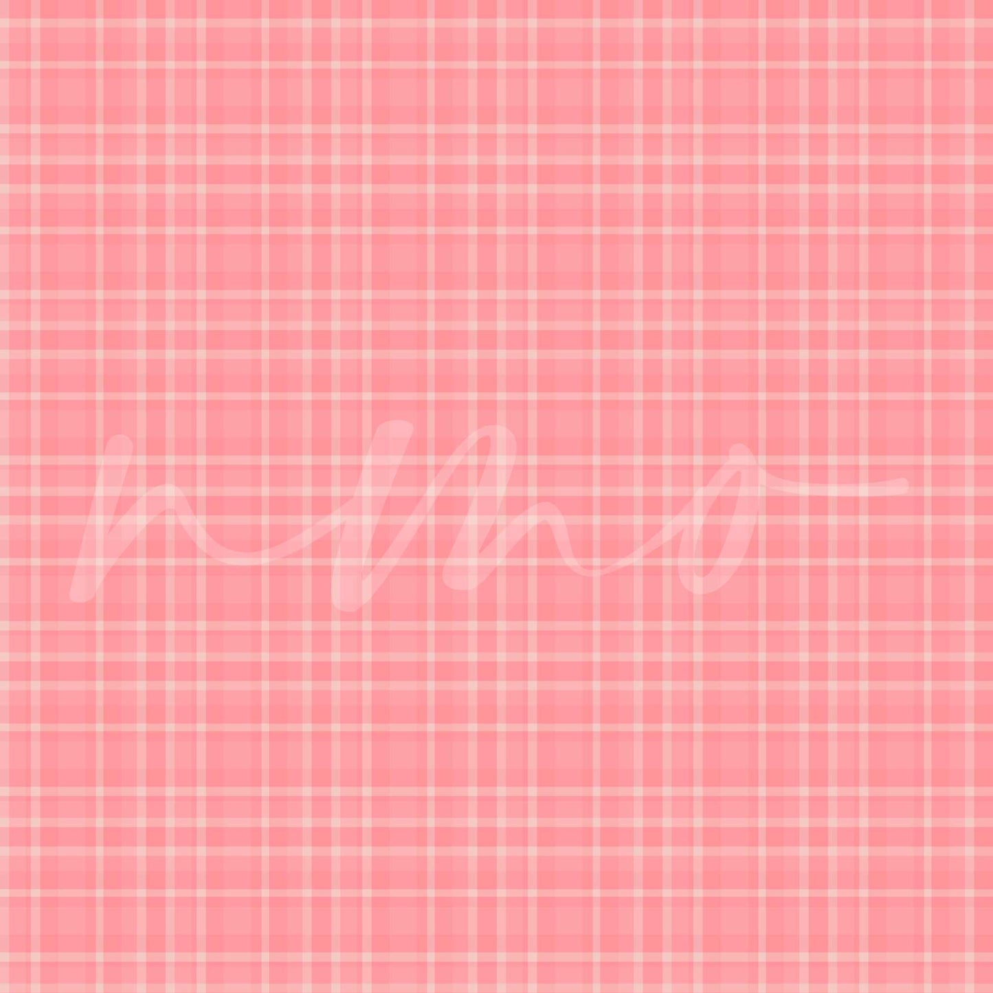 PINK EASTER PLAID OPAQUE VINYL