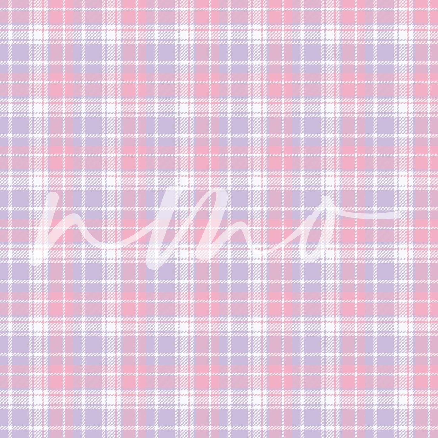 PINK LILAC EASTER PLAID OPAQUE VINYL