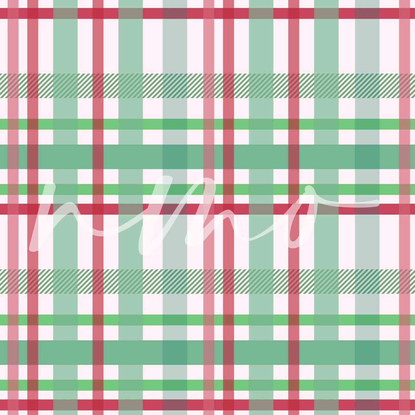 PEPPERMINT PLAID VERTICAL