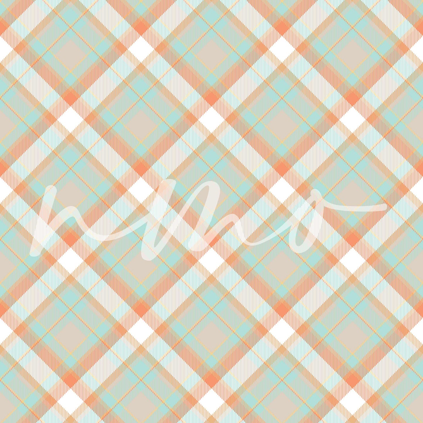 RETRO EASTER PLAID OPAQUE VINYL