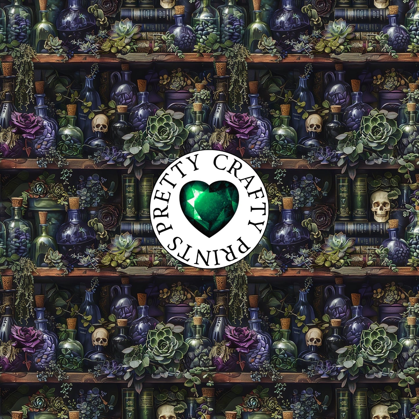 SUCCULENTS AND SKULLS OPAQUE VINYL