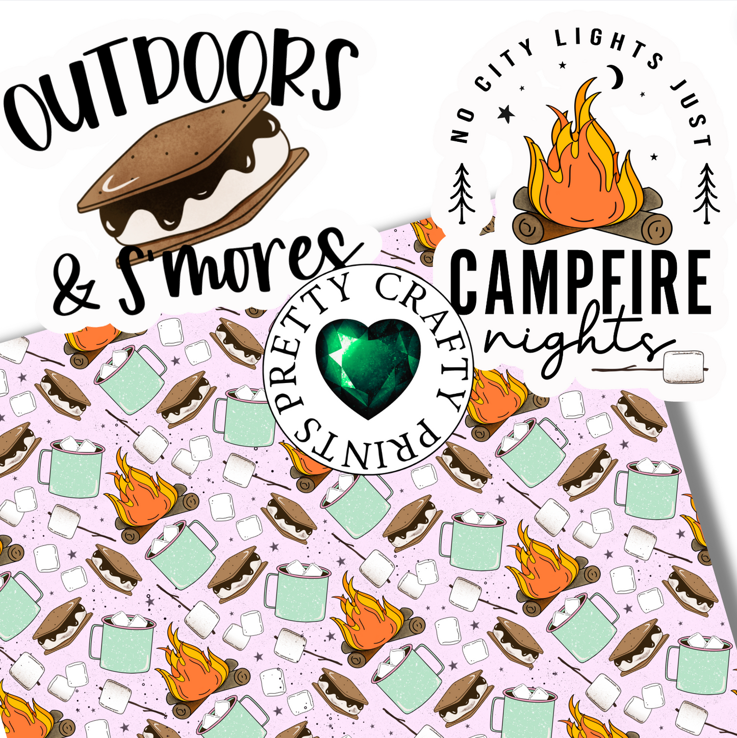 GLAMPING DECALS