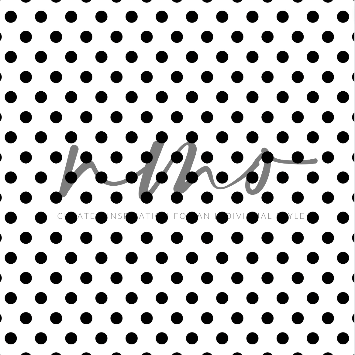 BLACK POLKA DOTS