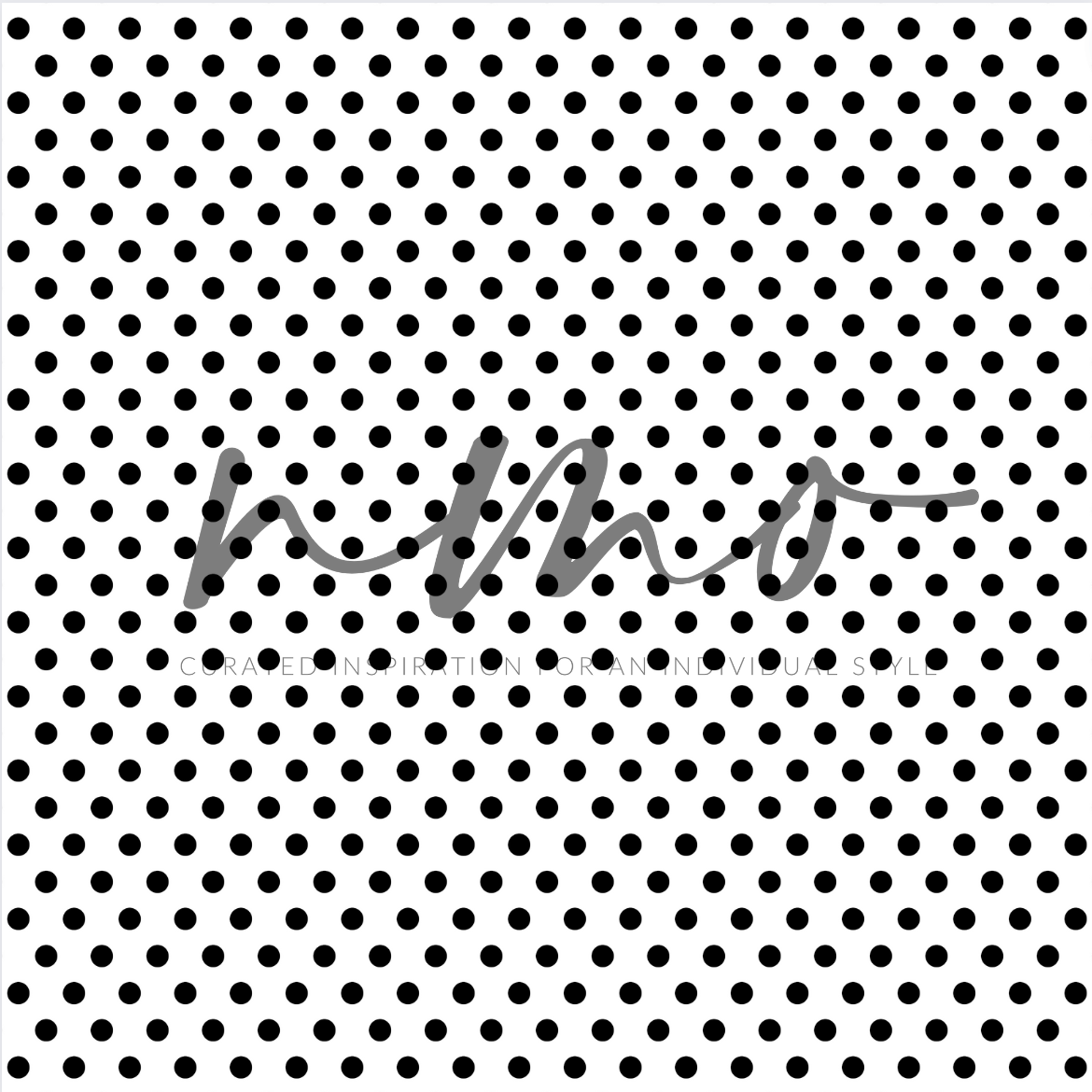 BLACK POLKA DOTS
