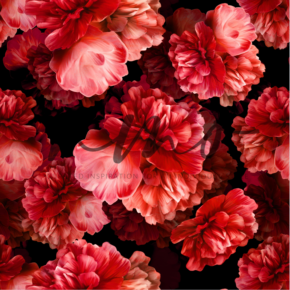 RED PEONIES
