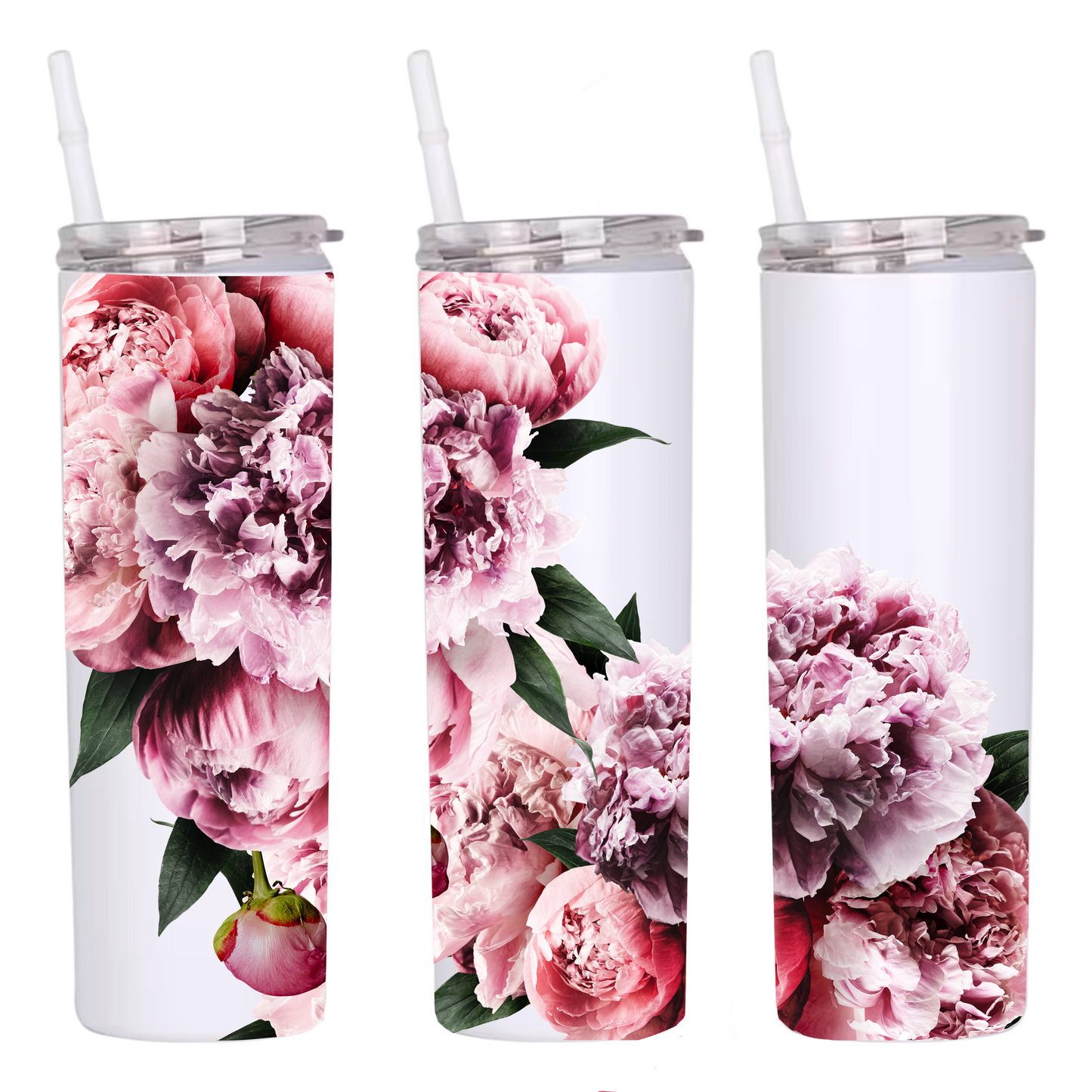 SATIN PEONIE LARGE DECAL