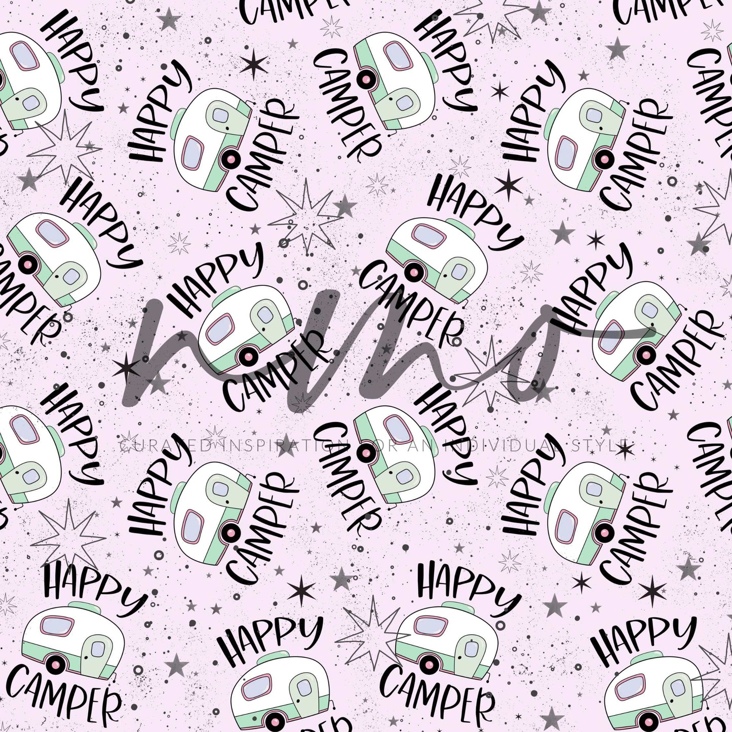 HAPPY CAMPER ADHESIVE VINYL