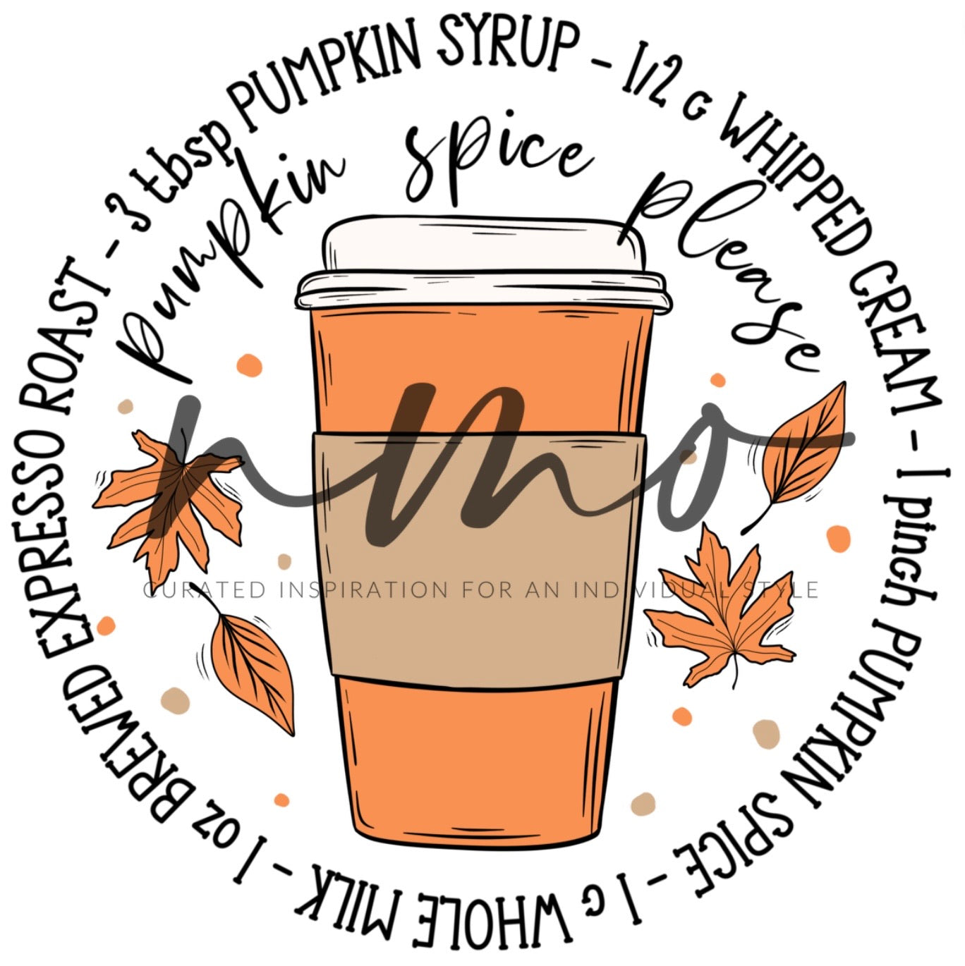 THE PUMPKIN SPICE FOR ALL UV DECAL