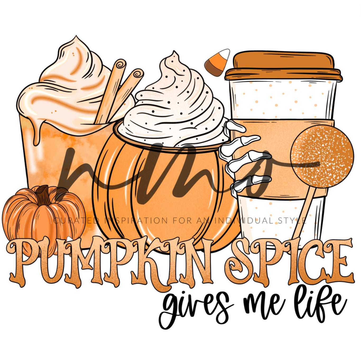 PUMPKIN SPICE GIVES ME LIFE VINYL