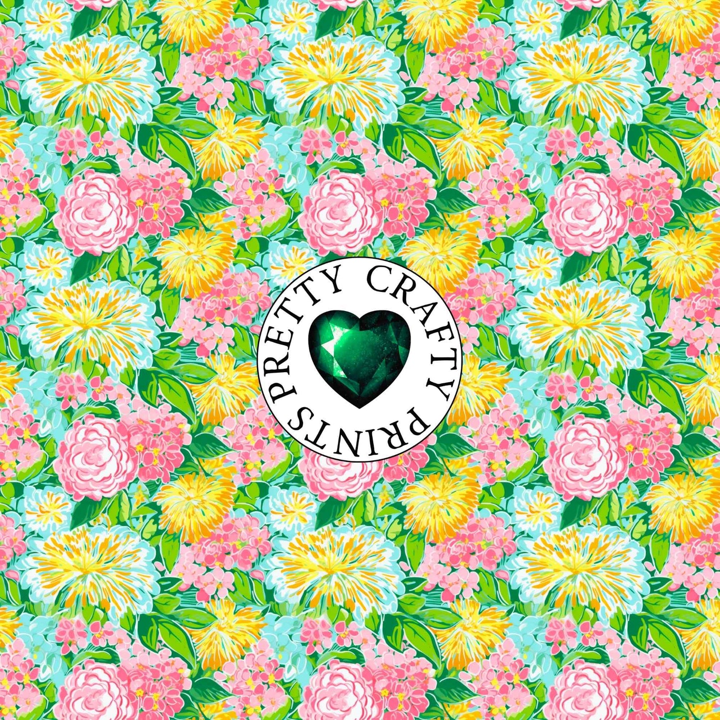 HIBISCUS & GREEN OPAQUE VINYL