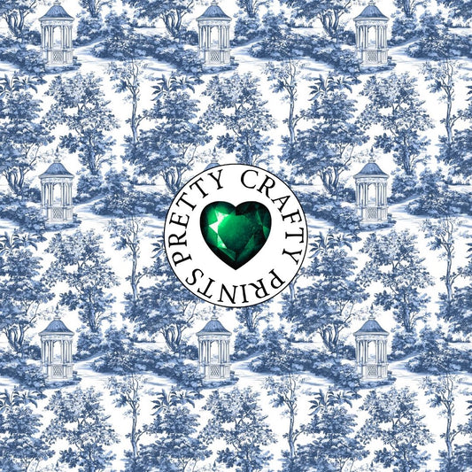 BLUE TOILE GARDEN PARTY
