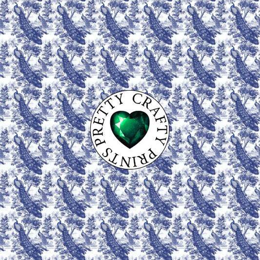 BLUE TOILE PEACOCK