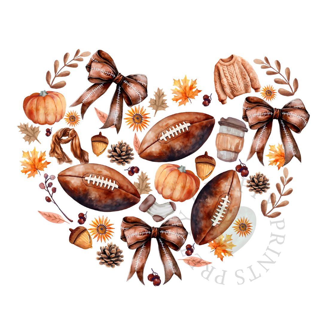 FALL HEART DECAL