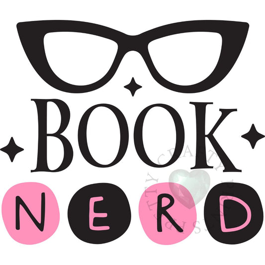 BOOK NERD DECAL