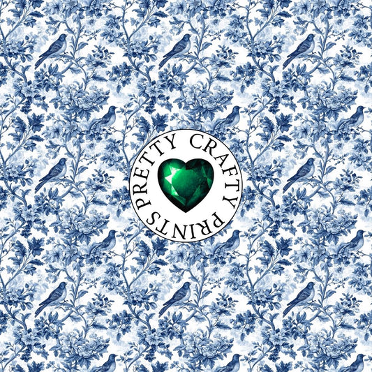 BLUE TOILE LOVE BIRDS