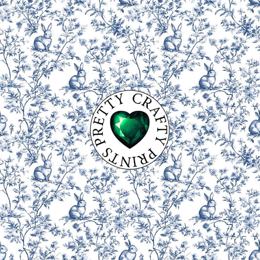 BLUE TOILE BUNNY