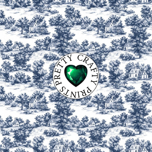 BLUE TOILE COUNTRY SIDE