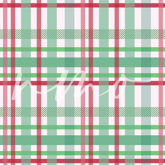 PEPPERMINT PLAID VERTICAL