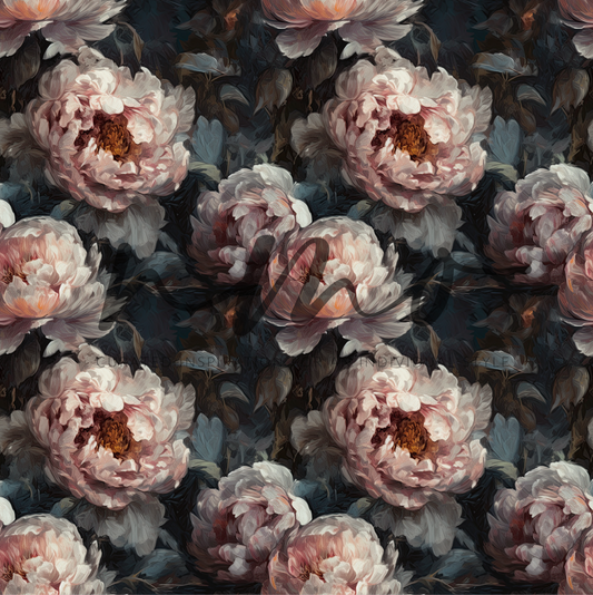 PAINTED PEONIES