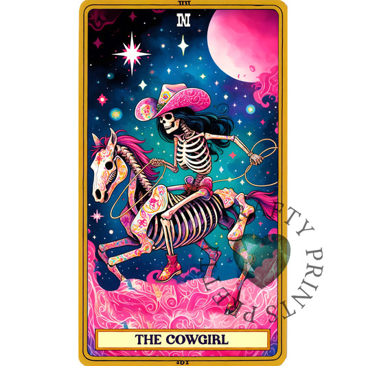 THE COWGIRL TAROT LARGE DECAL