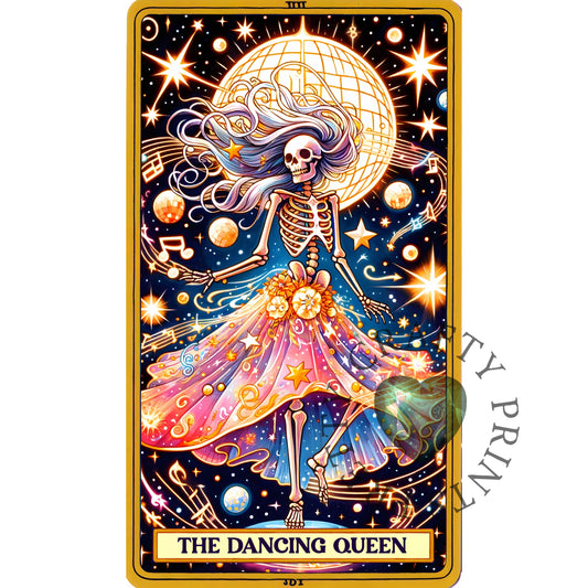 THE DANCING QUEEN TAROT LARGE DECAL