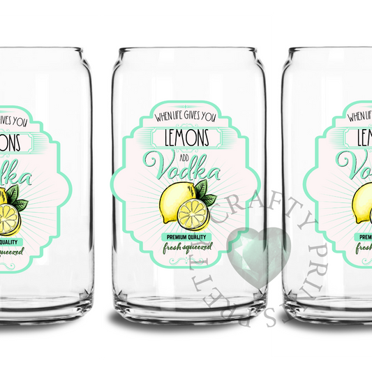 ADD VODKA UV DTF TRANSFER GLASS CAN DECAL