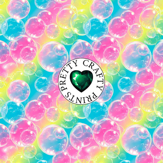 RAINBOW BUBBLES OPAQUE VINYL